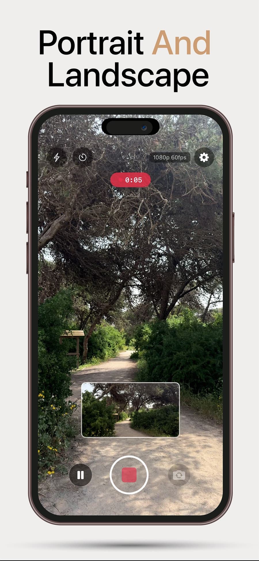 DualRecorder camera preview with teleprompter and multi-cam workflow